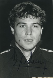Football Soccer 1983 Girondins Bordeaux Michel Audrain Old Studio Photo Signed