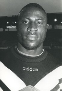 Football Soccer 1997 Montpellier HSC Ibrahim Bakayoko Old Studio Photo