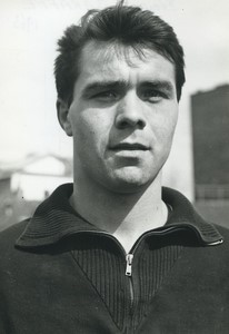 Football Soccer 1963 Red Star Olympique Edmond Baraffe Old Studio Photo