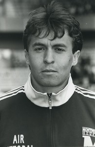 Football Soccer 1991 Montpellier HSC Claude Barrabé Old Studio Photo