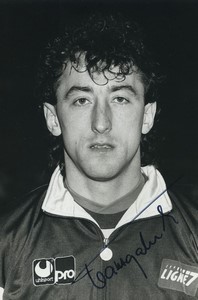 Football Soccer 1988 FC Sochaux Mehmed Bazdarevic Old Studio Photo Signed