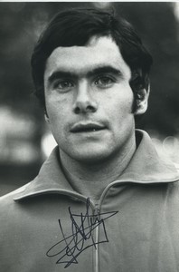 Football Soccer 1970 USVA Joel Beaujouan Old Studio Photo Signed