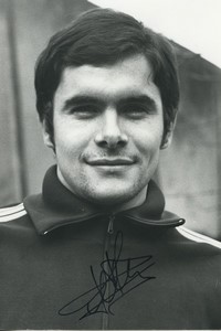 Football Soccer 1970 USVA Joel Beaujouan Old Studio Photo Signed