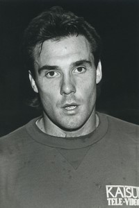 Football Soccer 1990 AS Cannes Bruno Bellone Old Studio Photo
