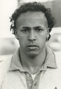 Football Soccer 1984 R.C. Paris Alim Ben Mabrouk Old Studio Photo