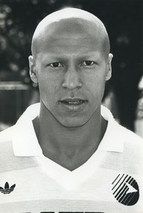 Football Soccer 1987 R.C. Paris Alim Ben Mabrouk Old Studio Photo