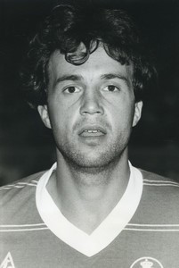 Football Soccer 1983 AS Monaco Eric Benoit Old Studio Photo