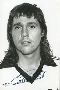 Football Soccer 1981 SCO d'Angers Marc Berdoll Old Studio Photo Signed