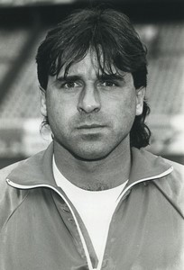 Football Soccer 1988 Montpellier HSC Gerard Bernardet Old Studio Photo