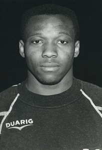 Football Soccer 1990 Olympique Lyonnais Alexandre Bes Old Studio Photo