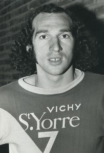 Football Soccer 1974 Stade de Reims Carlos Bianchi Old Studio Photo