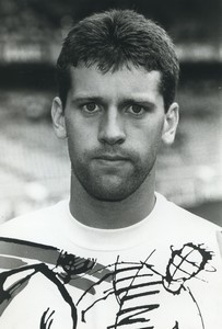 Football Soccer 1987 FC Metz Eric Black Old Studio Photo