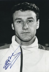 Football Soccer 1991 SC Toulon André Blanc Old Studio Photo Signed