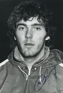 Football Soccer 1986 HSC Montpellier Laurent Blanc Old Studio Photo Signed