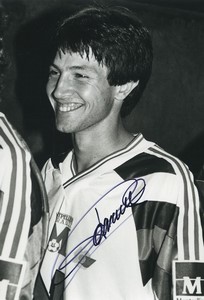 Football Soccer 1994 HSC Montpellier Jerome Bonnissel Old Studio Photo Signed