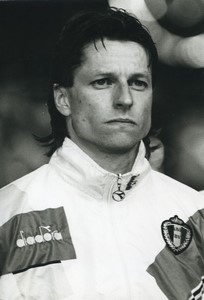 Football Soccer 1994 Club Bruges KV Vital Borkelmans Old Studio Photo