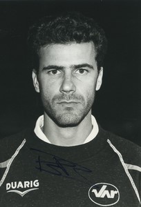 Football Soccer 1989 Sporting Toulon Var Peter Bosz Old Studio Photo Signed