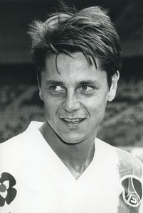 Football Soccer 1991 PSG Paris Saint-Germain Daniel Bravo Old Studio Photo
