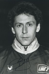 Football 1989 FC Sochaux-Montbéliard Pierre Yves Bricon Old Studio Photo Signed