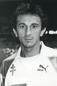 Football Soccer 1991 FC Metz Dragoljub Brnović Old Studio Photo Signed