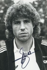 Football Soccer 1986 Paris Matra Racing Bernard Bureau Old Studio Photo Signed