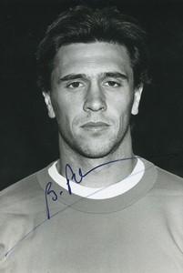 Football Soccer 1991 AS Cannes Franck Burnier Old Studio Photo Signed