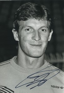 Football Soccer 1986 Brest Armorique FC Gerard Buscher Old Studio Photo Signed
