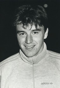 Football Soccer 1987 Chamois Niortais Laurent Cadu Old Studio Photo