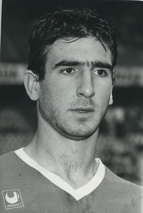 Football Soccer 1988 Olympique de Marseille Eric Cantona Old Studio Photo