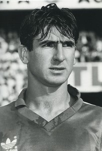 Football Soccer 1989 Montpellier HSC Eric Cantona Old Studio Photo