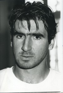 Football Soccer 1993 Manchester United Eric Cantona Old Studio Photo