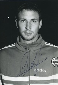 Football Soccer 1996 FC Nantes Bruno Carotti Old Studio Photo Signed
