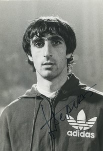 Football Soccer 1980 SC Bastia Jean Louis Cazes Old Studio Photo Signed