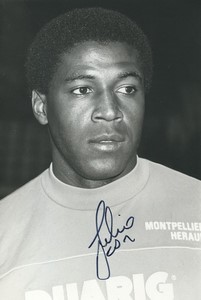 Football Soccer 1987 Montpellier HSC Julio Cesar Old Studio Photo Signed