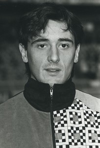 Football Soccer 1989 AS Saint Etienne Guy Clavelloux Old Studio Photo