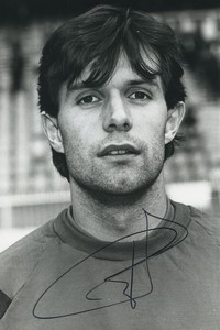 Football Soccer 1990 Brest Armorique FC Joel Cloarec Old Studio Photo Signed