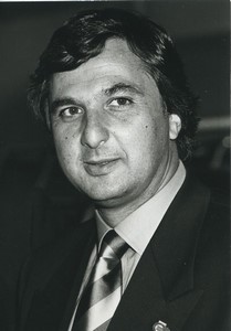 Football Soccer 1993 Valenciennes Michel Coencas Old Studio Photo