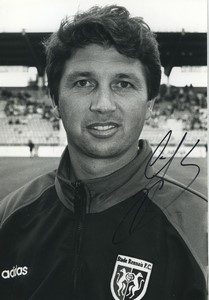 Football Soccer 1996 Stade Rennais Yves Colleu Old Studio Photo Signed