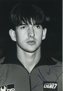 Football Soccer 1985 FC Sochaux-Montbéliard	 Jacky Colin Old Studio Photo Signed