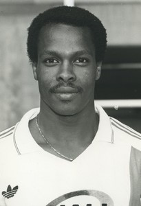 Football Soccer 1987 PSG Alain Couriol Old Studio Photo