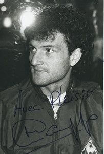 Football Soccer 1986 Vélez Sarsfield José Luis Cuciuffo Old Studio Photo Signed