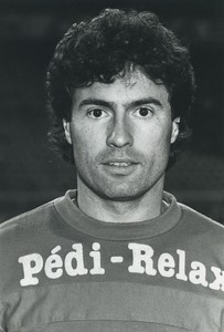 Football Soccer 1989 Toulouse FC Omar da Fonseca Old Studio Photo