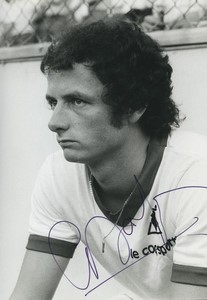 Football Soccer 1975 AS Monaco Christian Dalger Old Studio Photo Signed