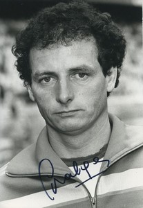 Football Soccer 1985 SC Toulon Christian Dalger Old Studio Photo Signed