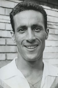 Football Soccer 1958 Olympique Lyonnais Antoine Dalla Ciacca Old Studio Photo