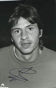 Football Soccer 1991 AS Cannes Jean Francois Daniel Old Studio Photo Signed