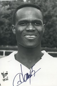 Football Soccer 1990 Racing Paris Hyppolite Dangbeto Old Studio Photo Signed