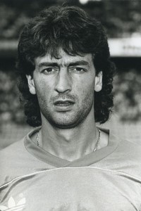 Football Soccer 1990 AS Nancy-Lorraine Didier Danio Old Studio Photo
