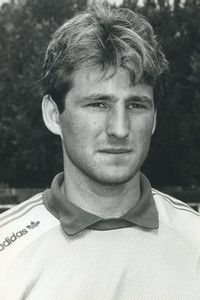 Football Soccer 1989 R.C.Paris Francois Darcy Old Studio Photo