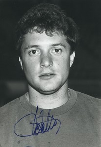 Football Soccer 1987 FC Nantes Fabien Debotté Old Studio Photo Signed